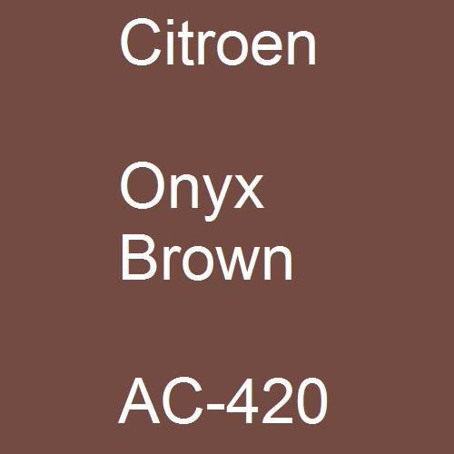 Citroen, Onyx Brown, AC-420.